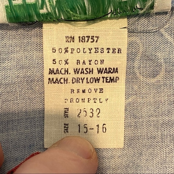 Vintage 70’s Winnie Womens Smocked Cottage Core All Over Print Blouse 15 / 16 - Picture 6 of 9